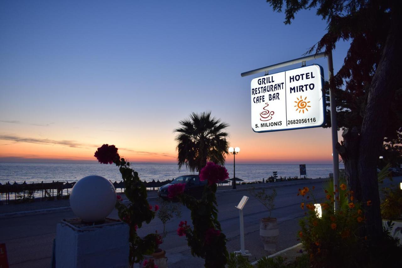 Mirto Beach Hotel & Restaurant Paralia Vrachou Zewnętrze zdjęcie
